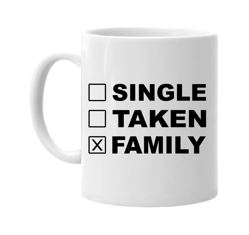 single taken family signature outlet novelty coffee cup mug graphic gift ideas gifts for the family mom dad