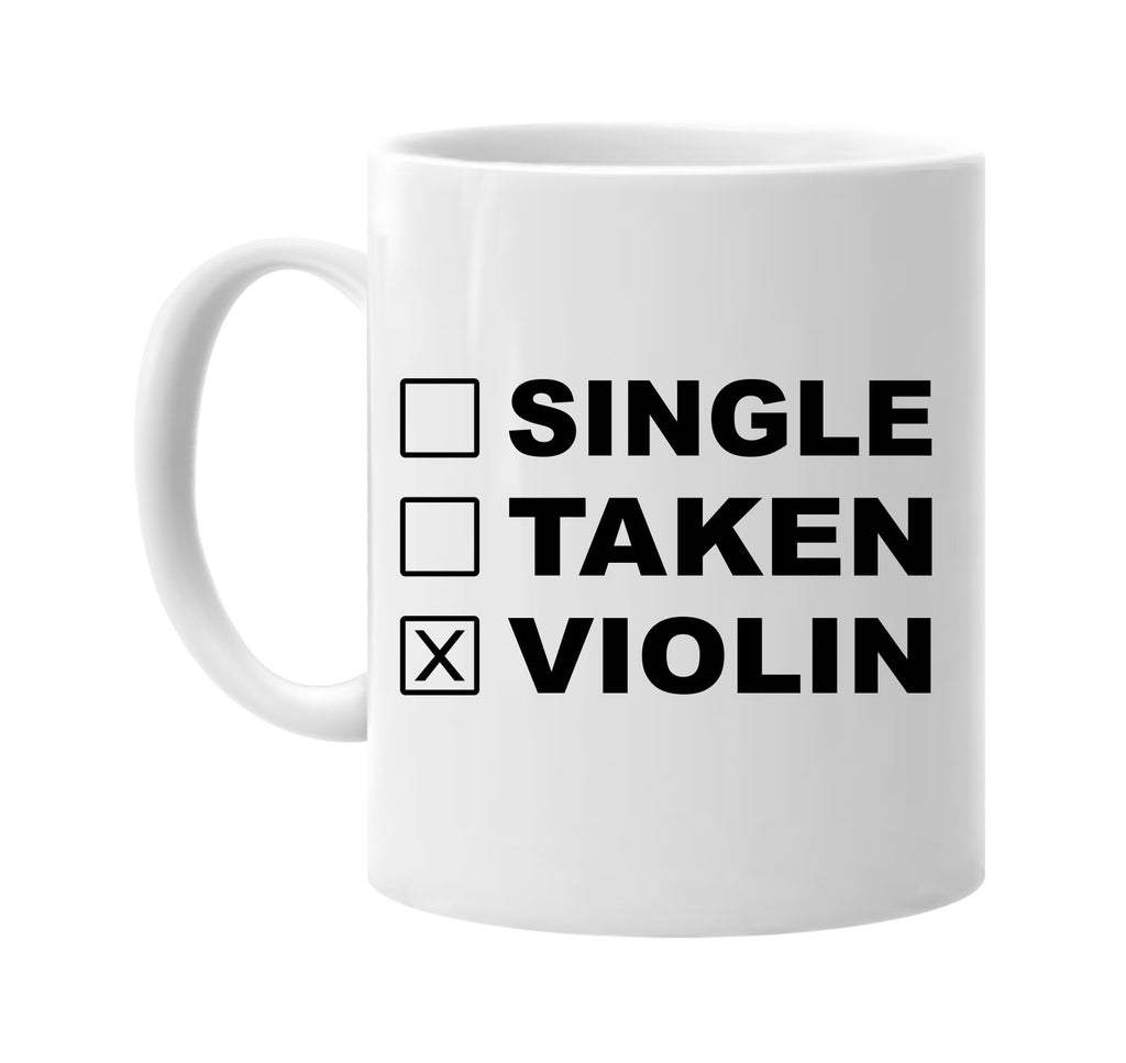 single taken violin signature outlet novelty coffee cup mug graphic gift ideas gifts for the family mom dad