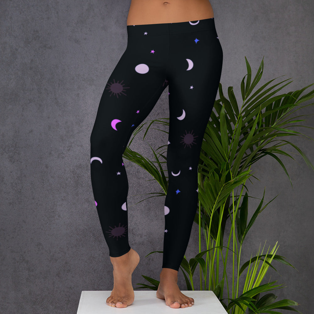 Sun, Moon, and Stars Leggings