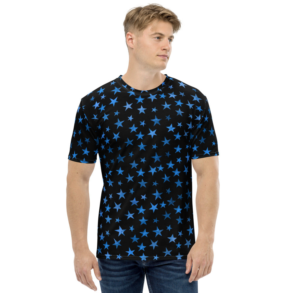 Astrology Blue Stars Unisex T-shirt