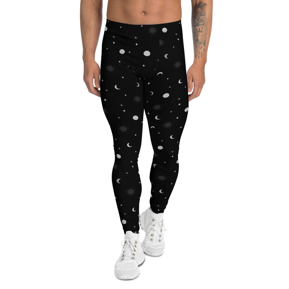 Men's Leggings Moon and Stars