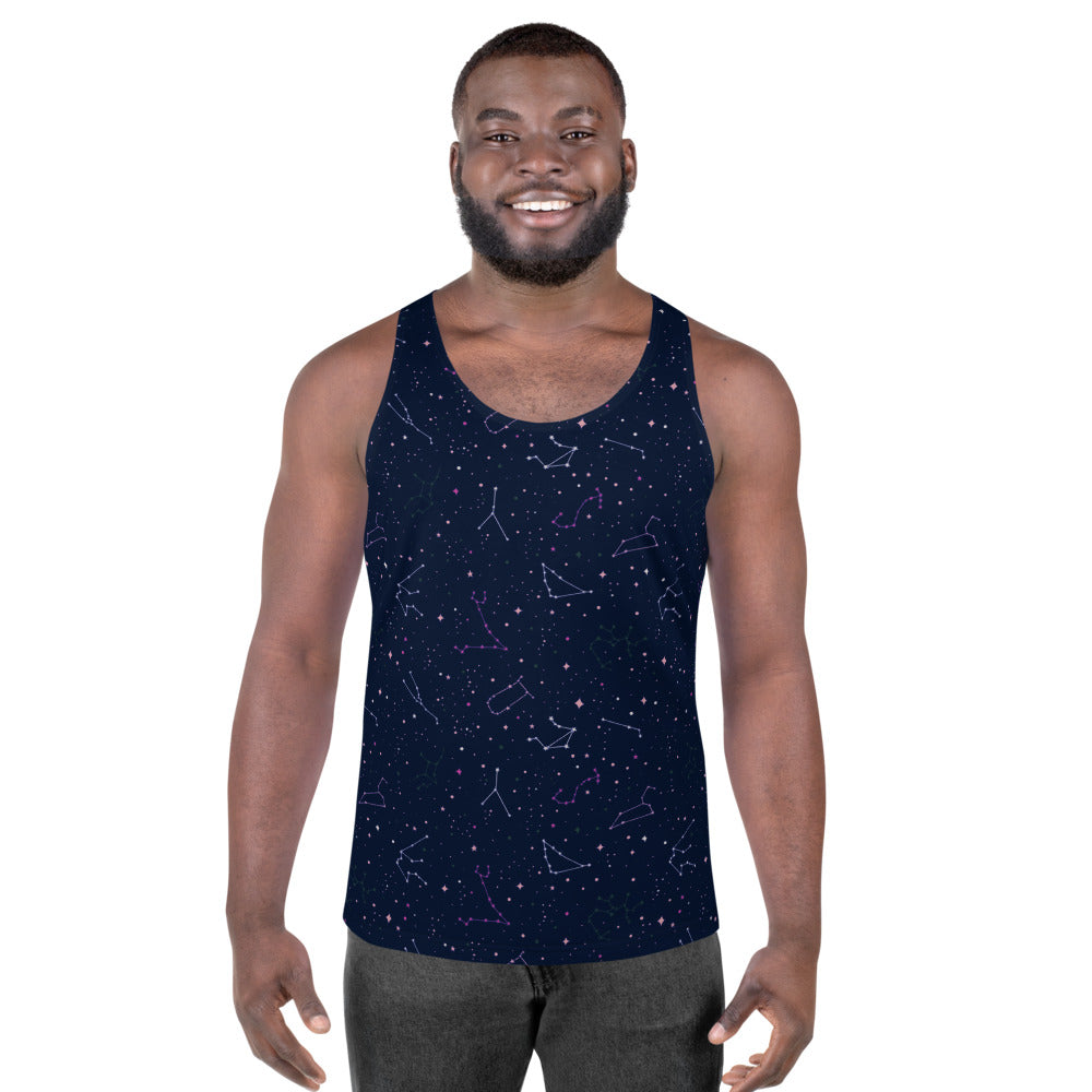 Astrology Stars Horoscope Unisex Tank Top