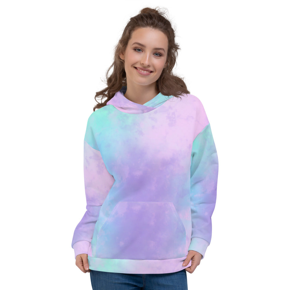 Tie Dye Confetti Unisex Hoodie by Signature Outlet