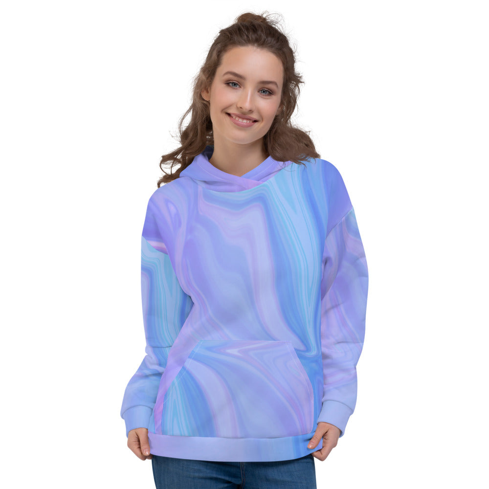 Colorful Geode Inspired Unisex Hoodie by Signature Outlet