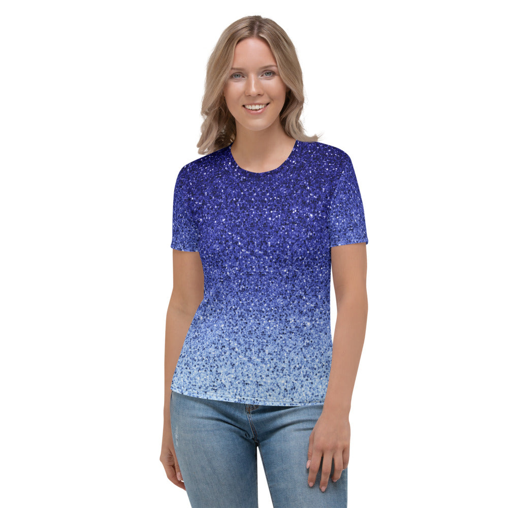 Ombré Confetti Glitter Women's T-shirt