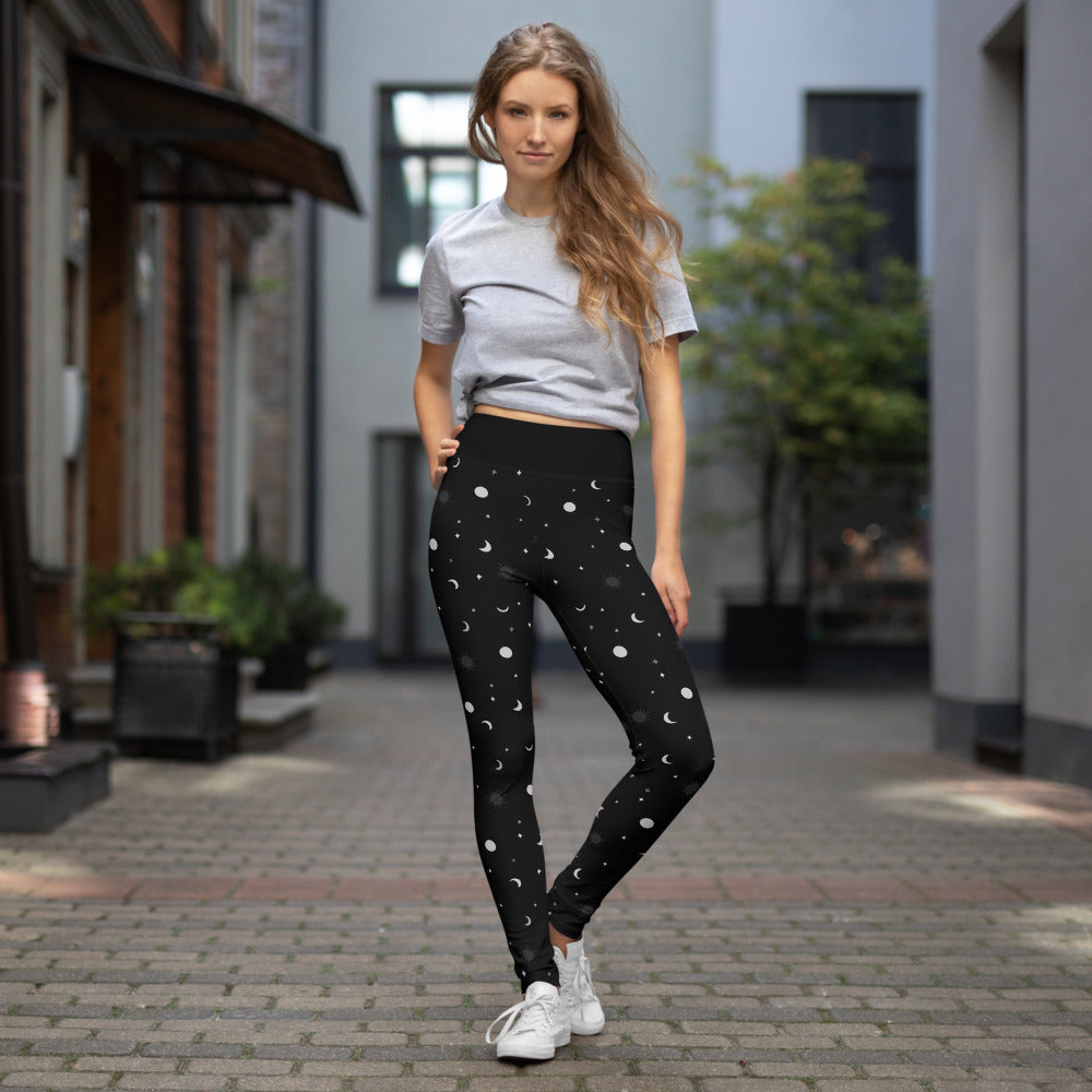 Moon and Stars Yoga Leggings – Signature Outlet