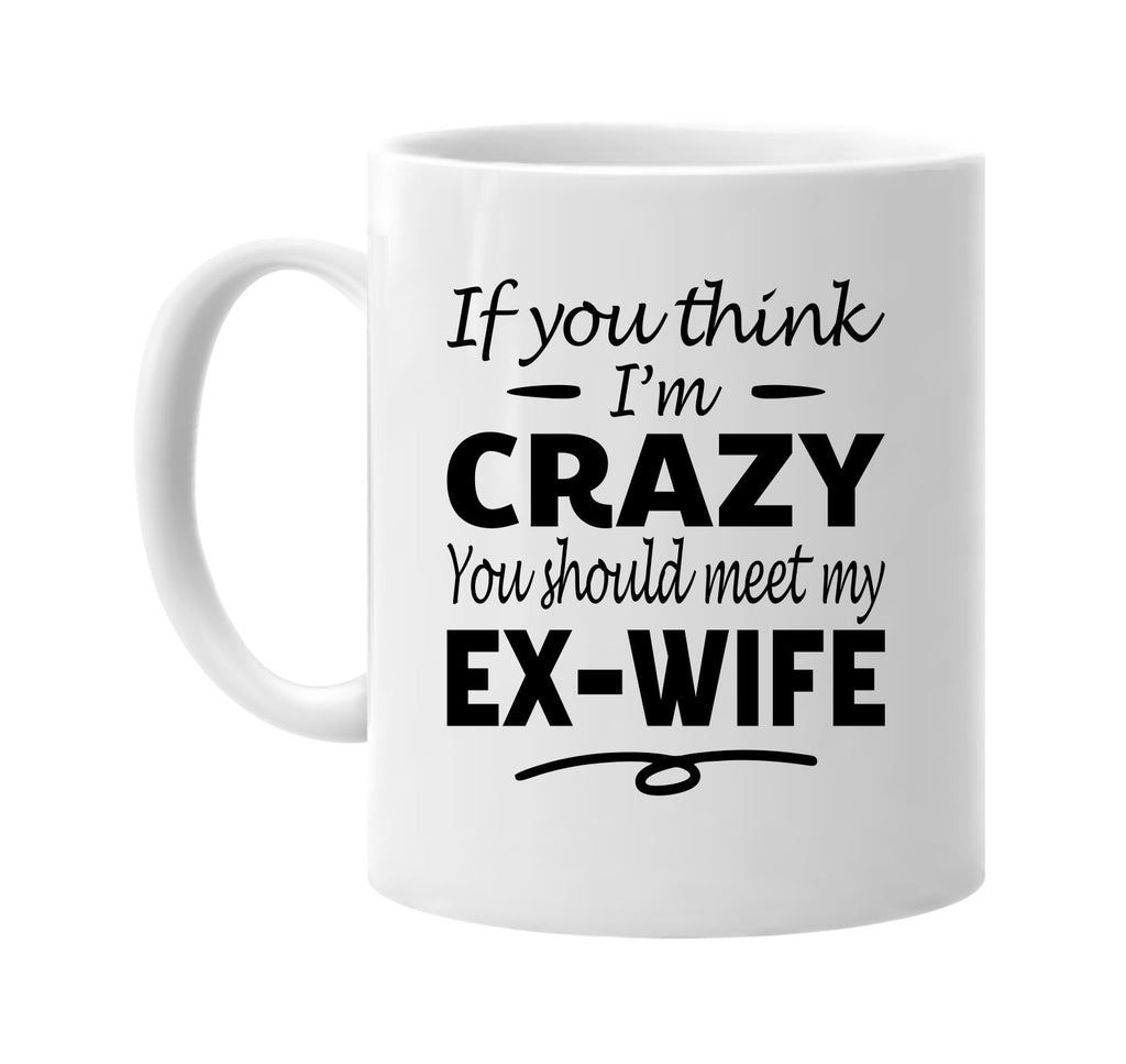 If You Think I'm Crazy, Meet My Ex-Wife mug