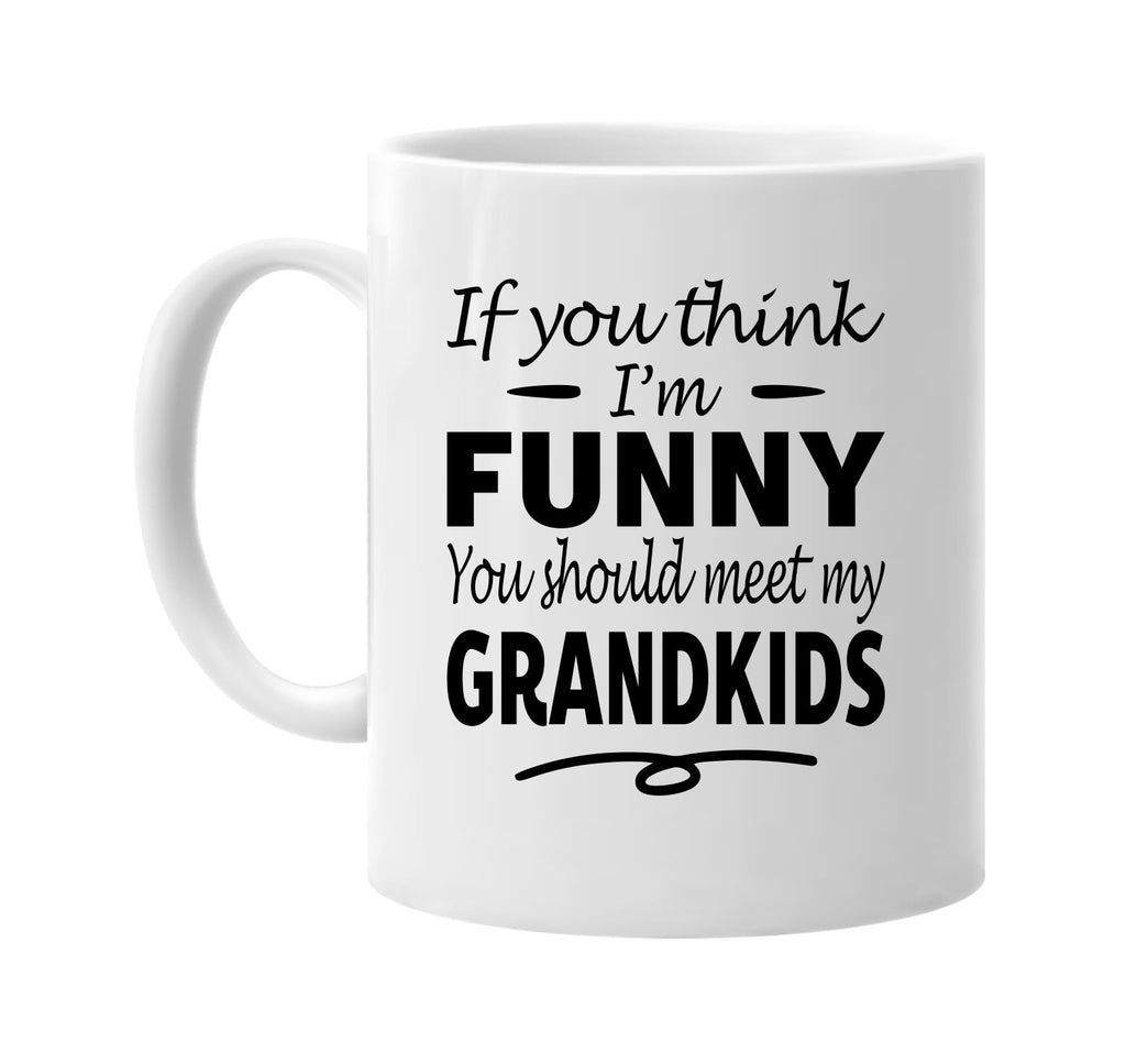 If You Think I'm Funny, Meet My Grandkids mug