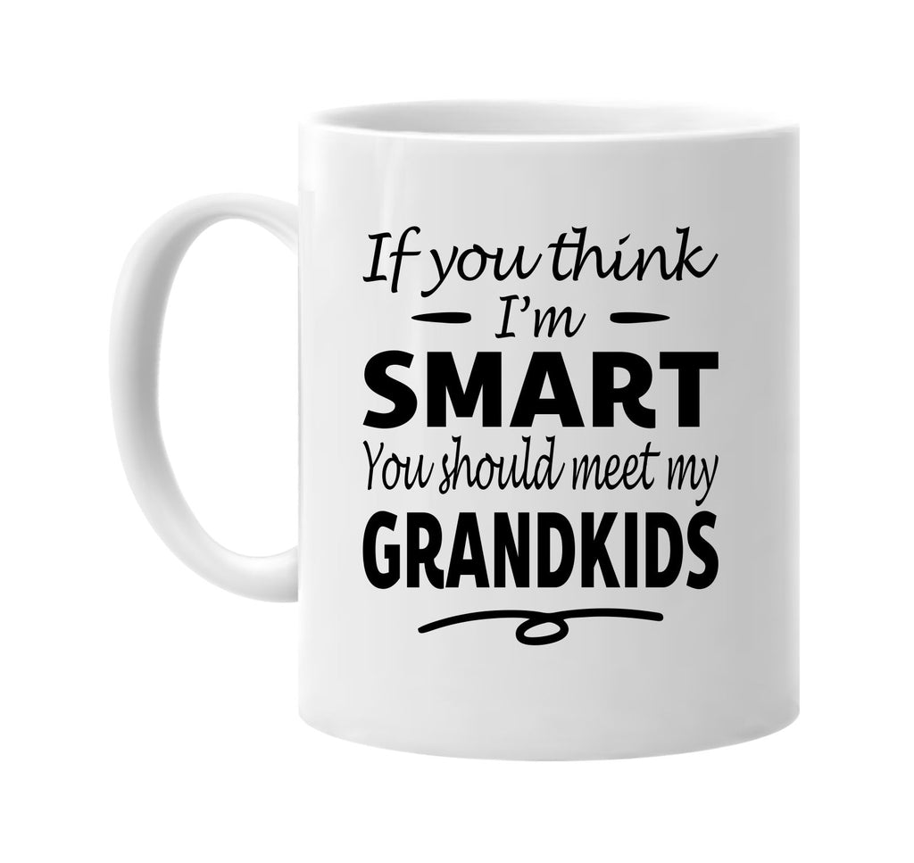 If You Think I'm Smart, Meet My Grandkids mug