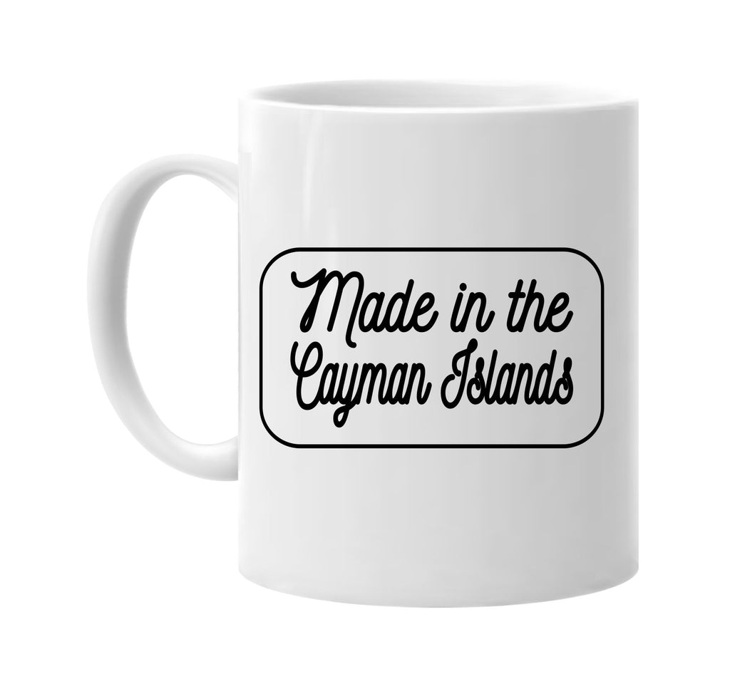 Made in the Cayman Islands mug