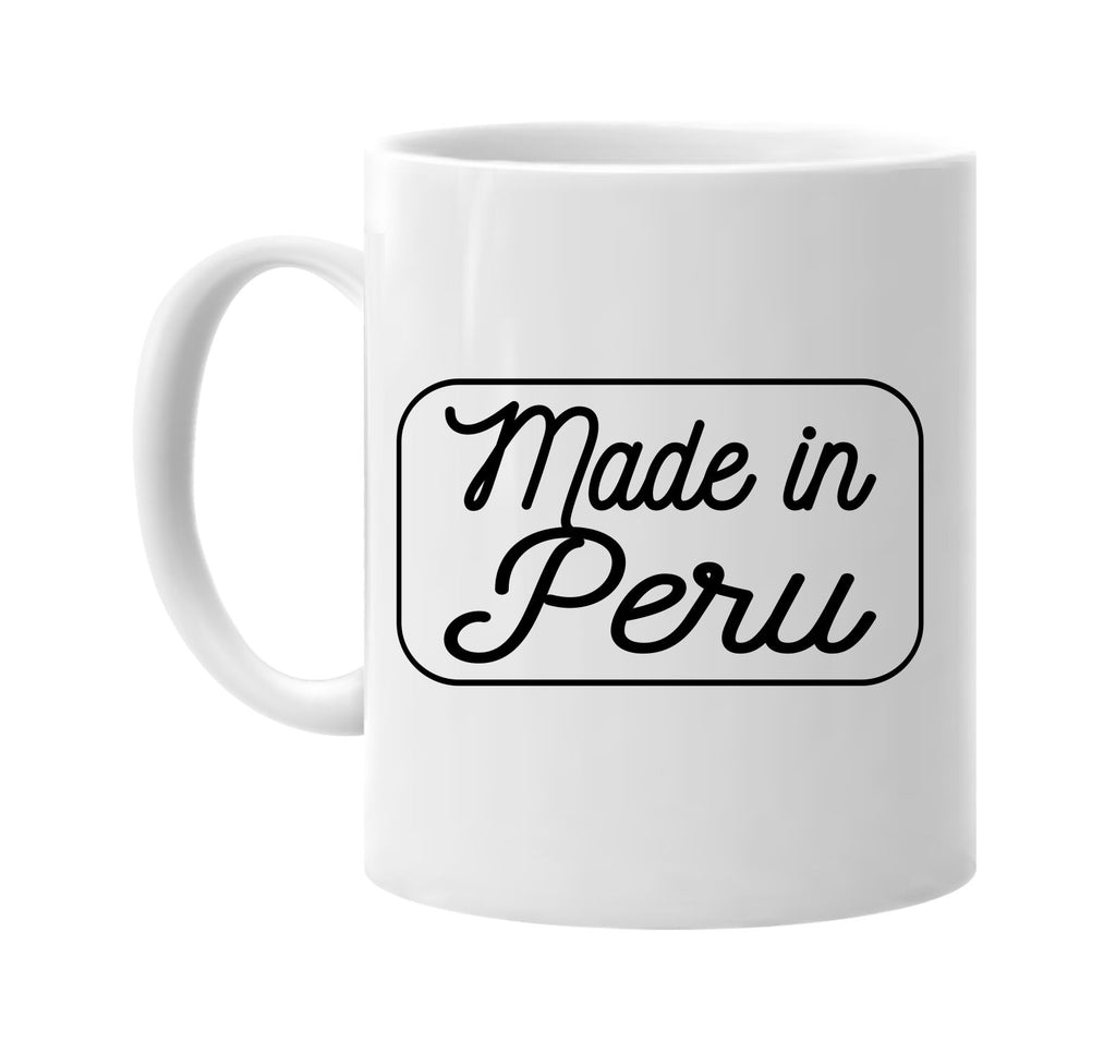 Made in Peru mug