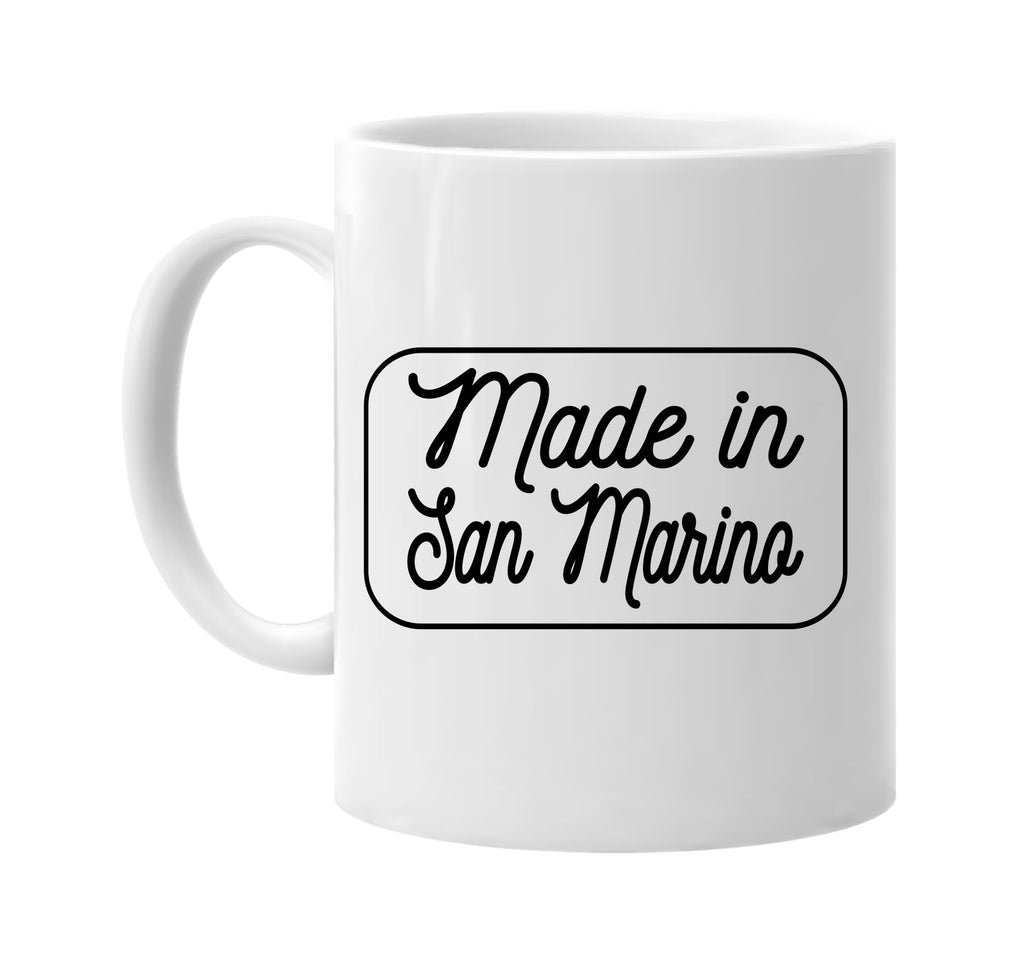 Made in San Marino mug