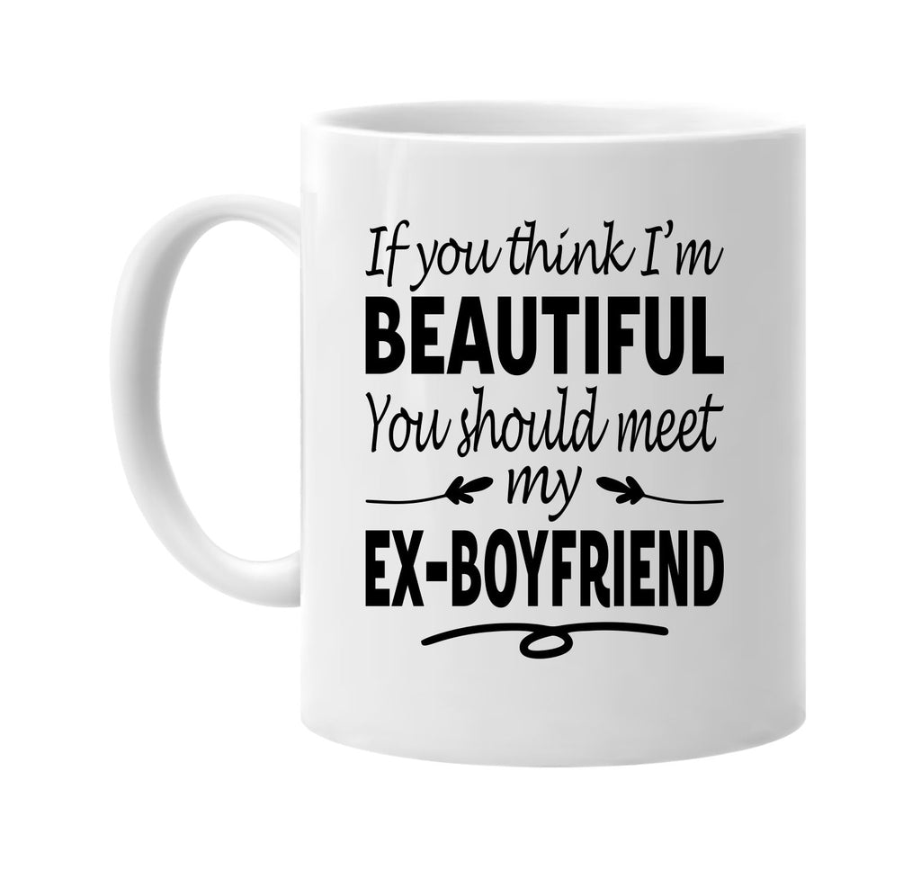 Think I'm Beautiful, Meet My Ex-Boyfriend mug