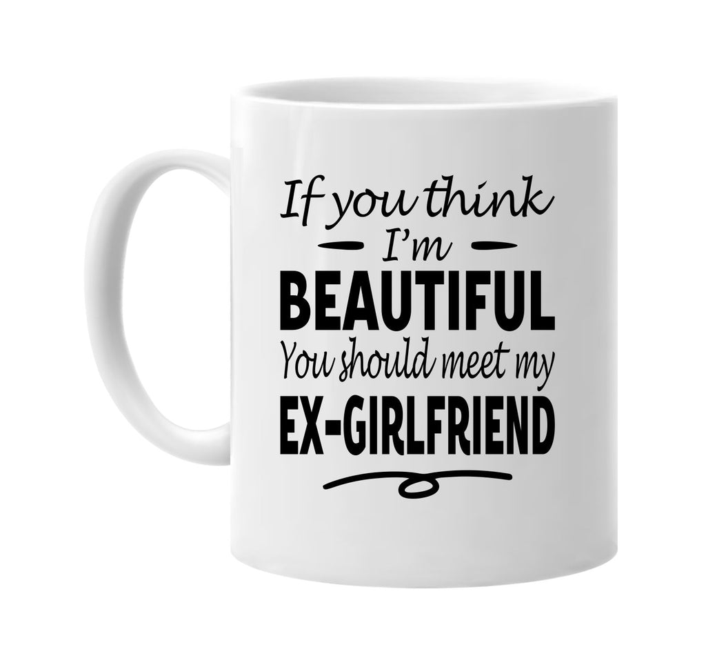 Think I'm Beautiful / My Ex-Girlfriend mug