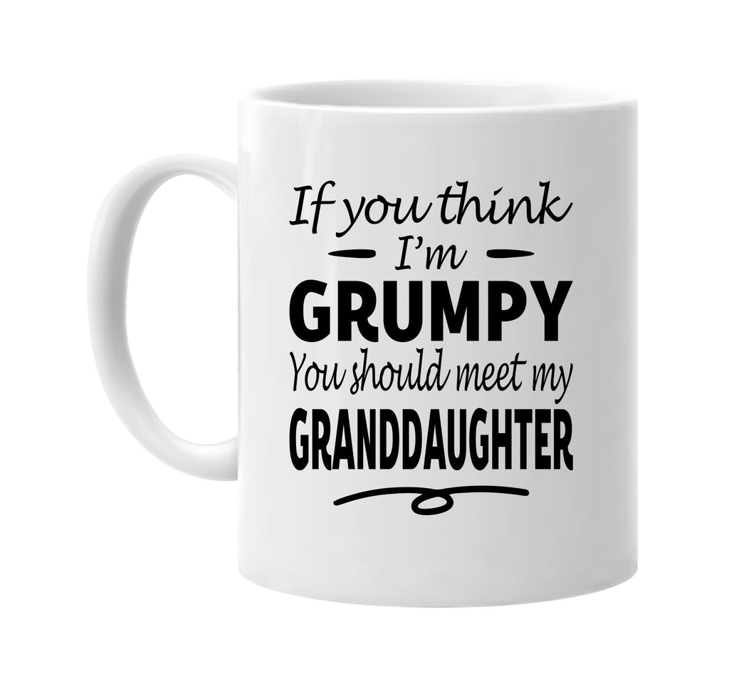 Think I'm Grumpy, Meet My Granddaughter mug