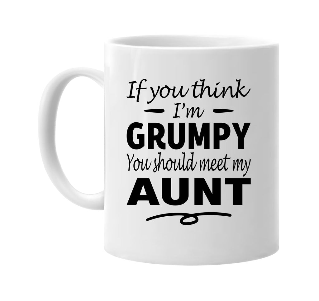 Think I'm Grumpy, You Should Meet My Aunt mug