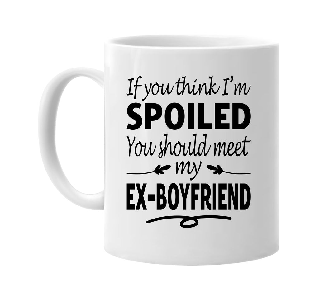 Think I'm Spoiled, Meet My Ex-Boyfriend mug