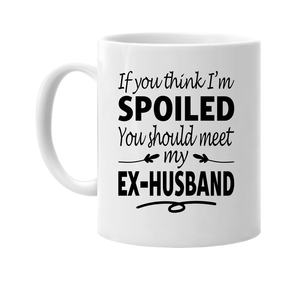 You Think I'm Spoiled, Meet My Ex-Husband mug